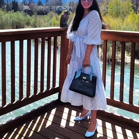 Genuine leather crocodile embossed bag - Picture 12 of 13